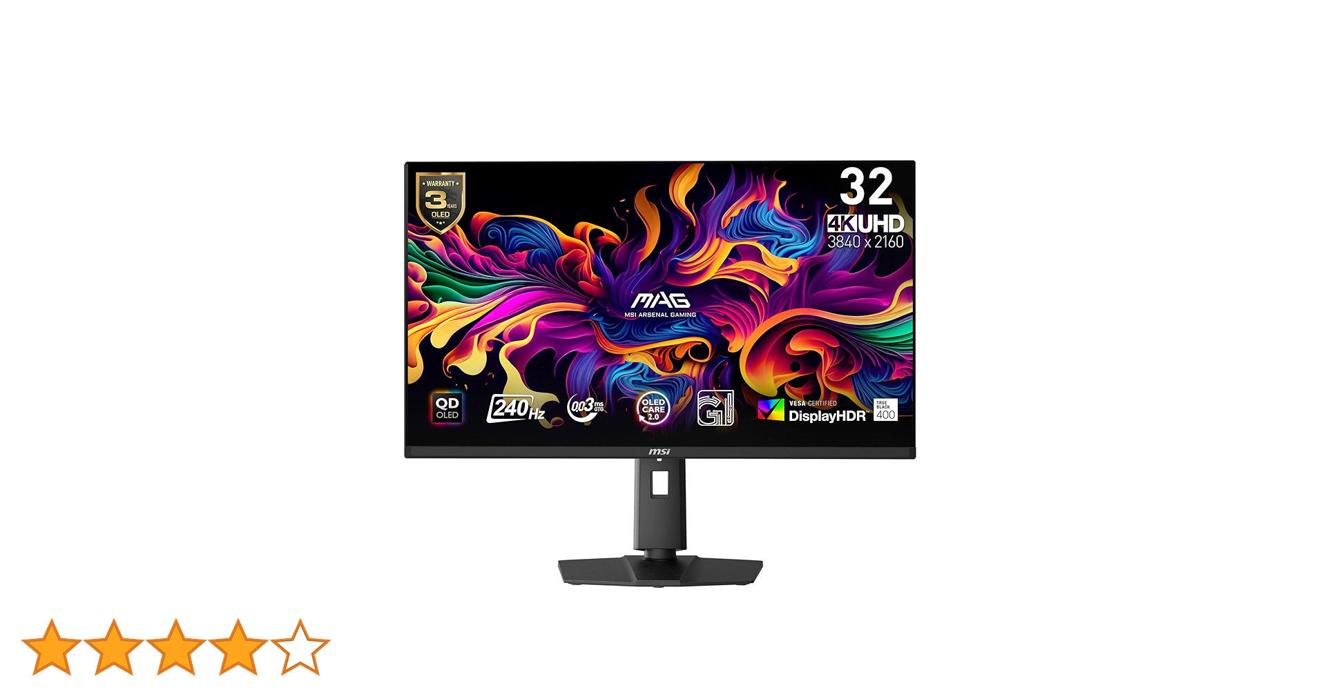 Amazon.co.jp: MSI MAG 321UPX QD-OLED、32インチ 4K UHD